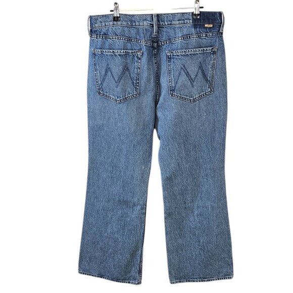 MOTHER Superior Womens The Bookie Flood Jeans, Deans List, High Rise, Boot, 31 - Picture 3 of 13